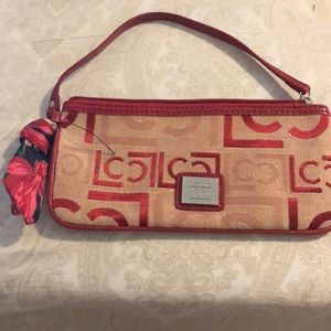 Liz Clairborne wristlet (red)